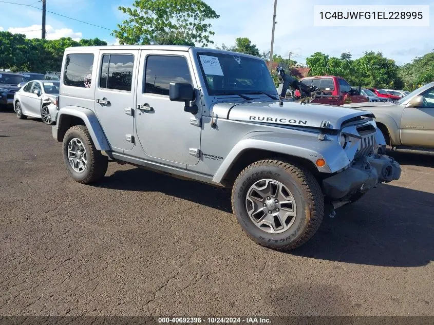 2014 Jeep Wrangler Unlimited Rubicon VIN: 1C4BJWFG1EL228995 Lot: 40692396