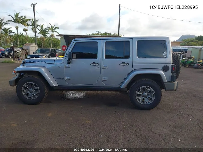 2014 Jeep Wrangler Unlimited Rubicon VIN: 1C4BJWFG1EL228995 Lot: 40692396