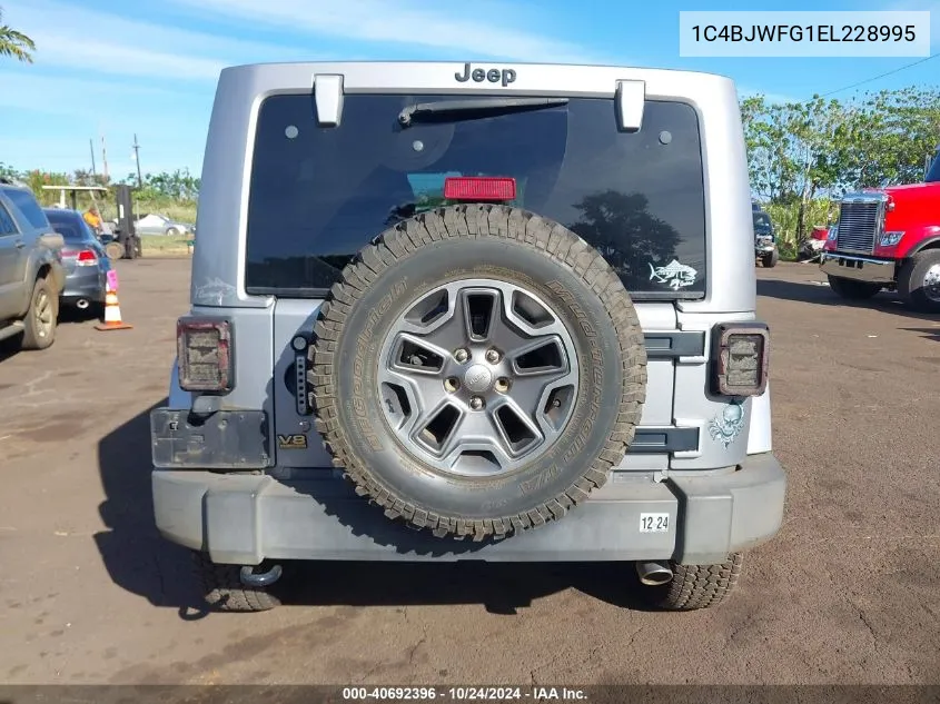 2014 Jeep Wrangler Unlimited Rubicon VIN: 1C4BJWFG1EL228995 Lot: 40692396