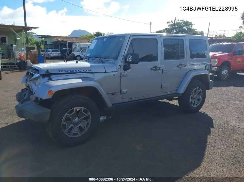 2014 Jeep Wrangler Unlimited Rubicon VIN: 1C4BJWFG1EL228995 Lot: 40692396