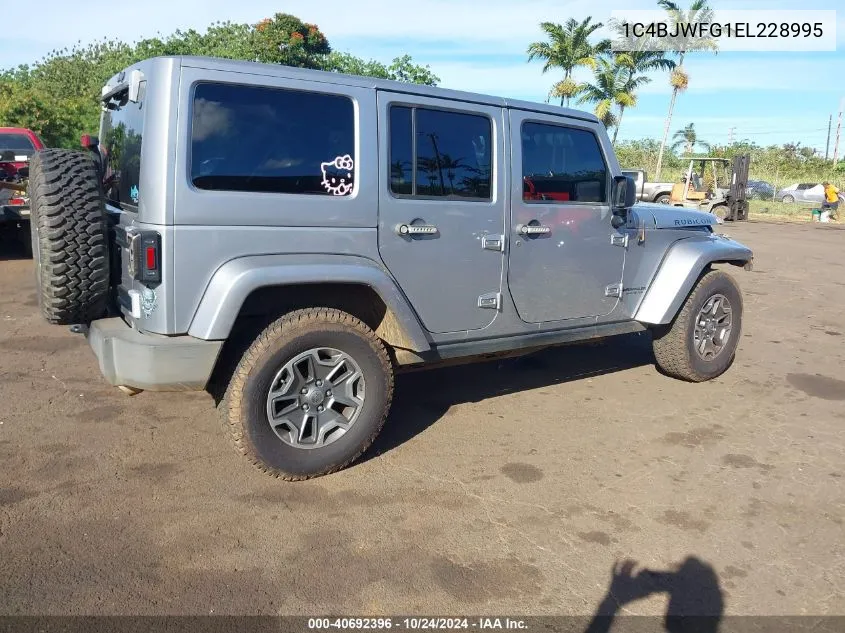 2014 Jeep Wrangler Unlimited Rubicon VIN: 1C4BJWFG1EL228995 Lot: 40692396