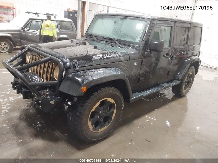 2014 Jeep Wrangler Unlimited Dragon Edition VIN: 1C4BJWEG5EL170195 Lot: 40708168