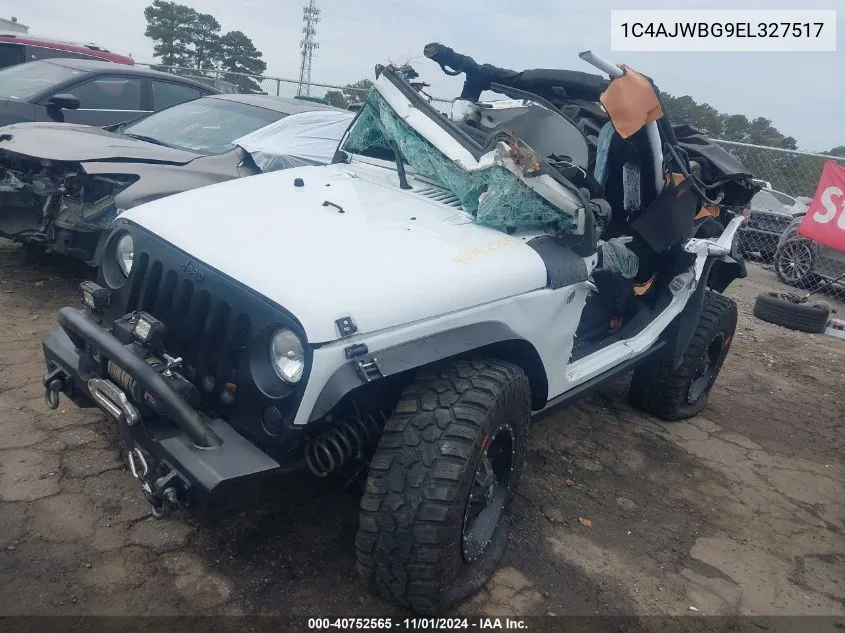 2014 Jeep Wrangler Sahara VIN: 1C4AJWBG9EL327517 Lot: 40752565