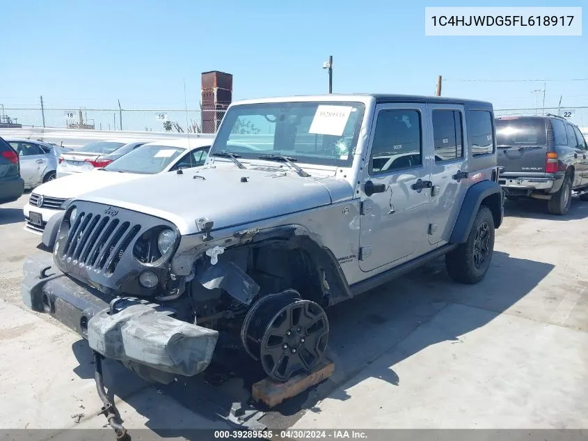 1C4HJWDG5FL618917 2015 Jeep Wrangler Unlimited Willys Wheeler