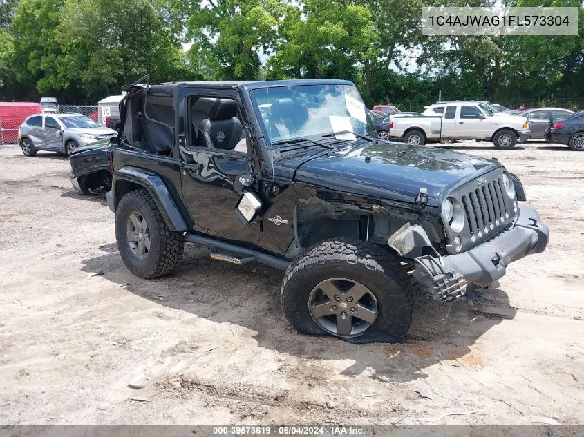 2015 Jeep Wrangler Freedom Edition VIN: 1C4AJWAG1FL573304 Lot: 39573619