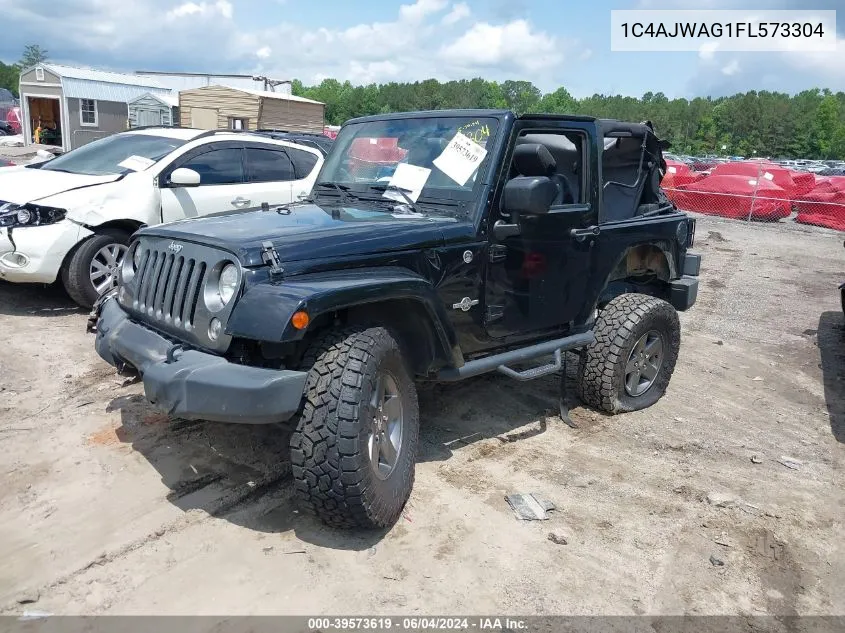 2015 Jeep Wrangler Freedom Edition VIN: 1C4AJWAG1FL573304 Lot: 39573619