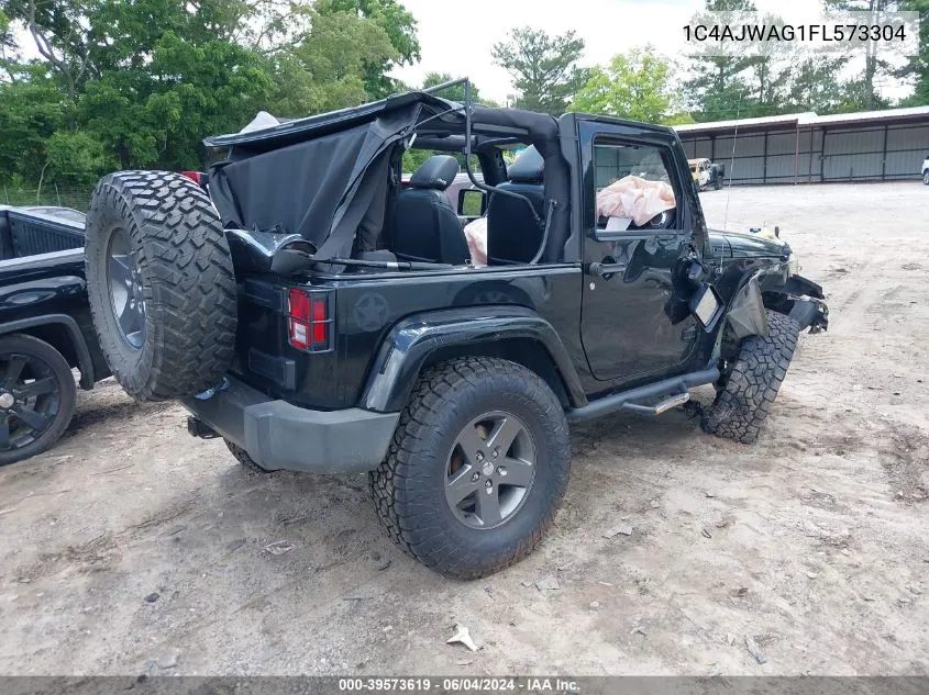 2015 Jeep Wrangler Freedom Edition VIN: 1C4AJWAG1FL573304 Lot: 39573619