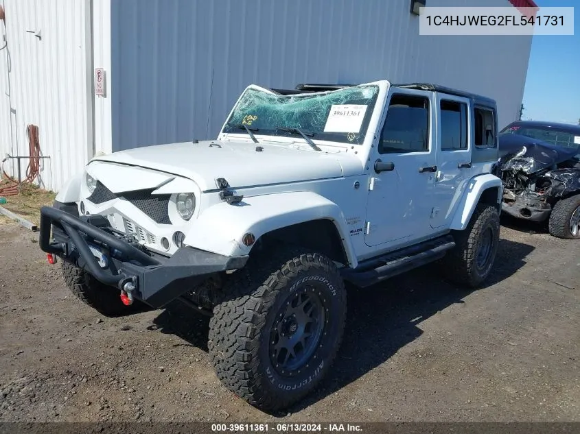 1C4HJWEG2FL541731 2015 Jeep Wrangler Unlimited Sahara