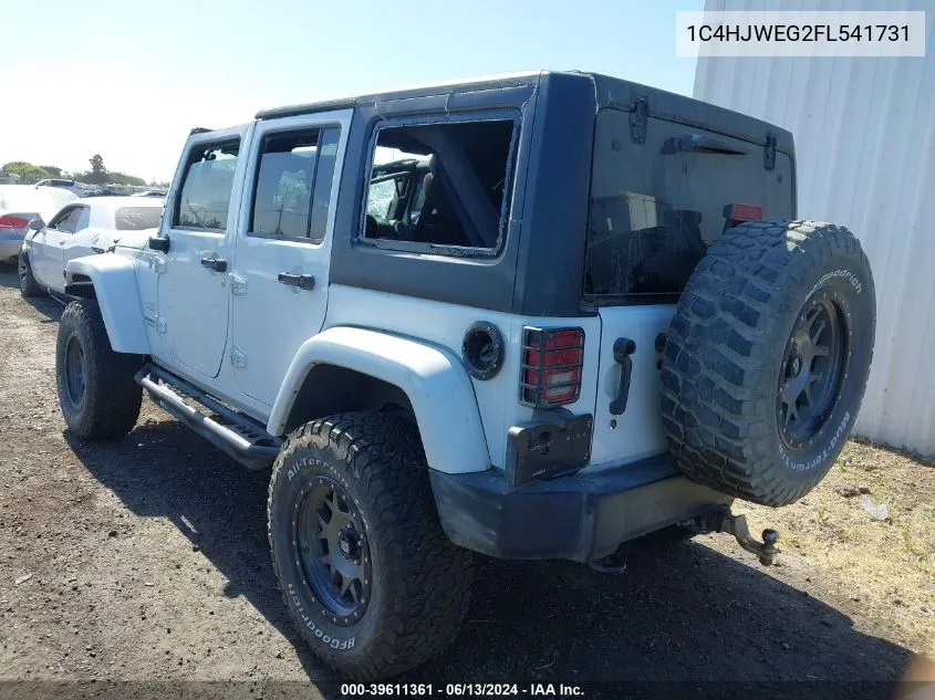 1C4HJWEG2FL541731 2015 Jeep Wrangler Unlimited Sahara