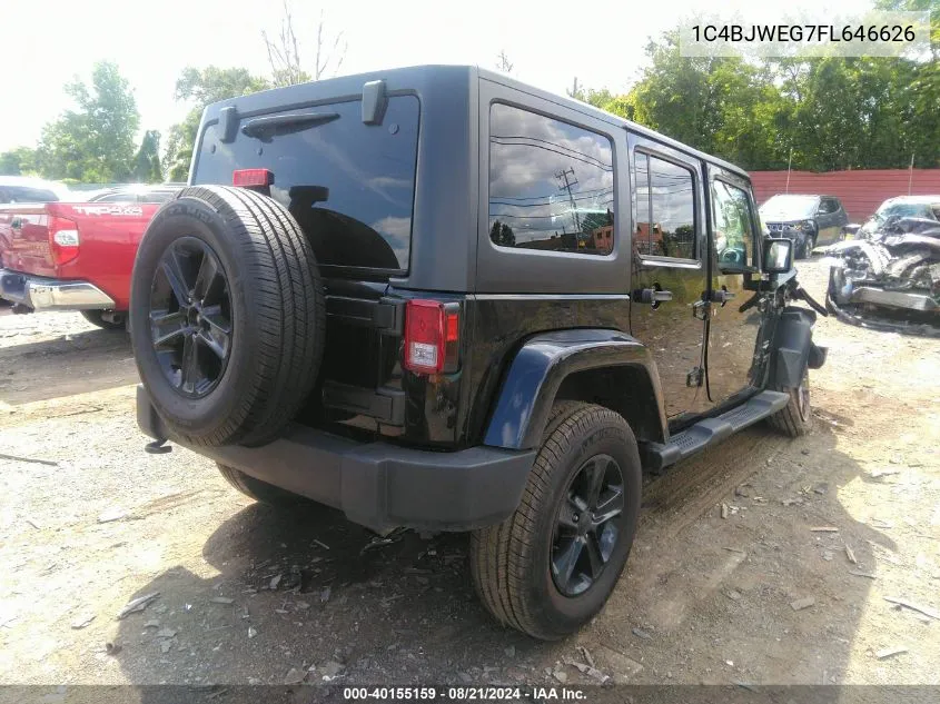 1C4BJWEG7FL646626 2015 Jeep Wrangler Unlimited Sahara