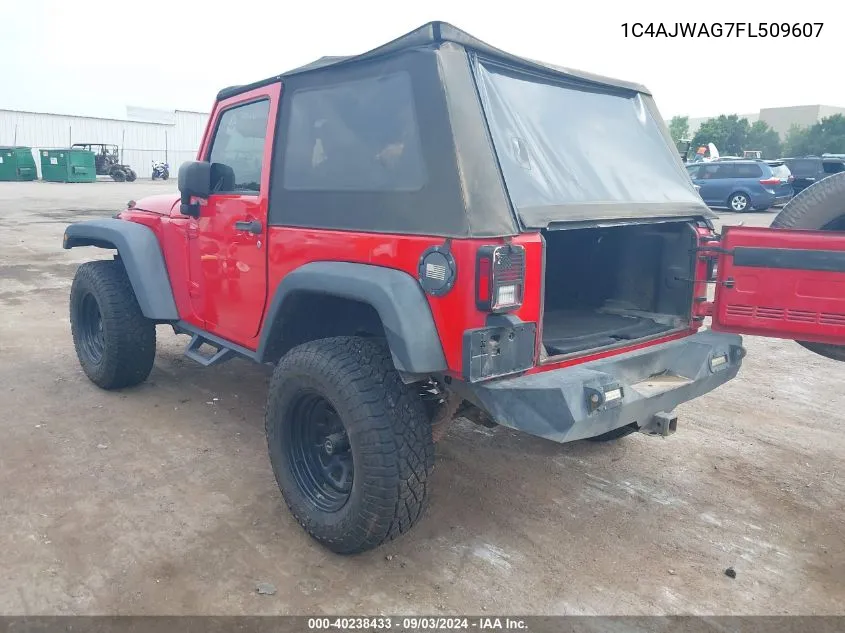 1C4AJWAG7FL509607 2015 Jeep Wrangler Sport