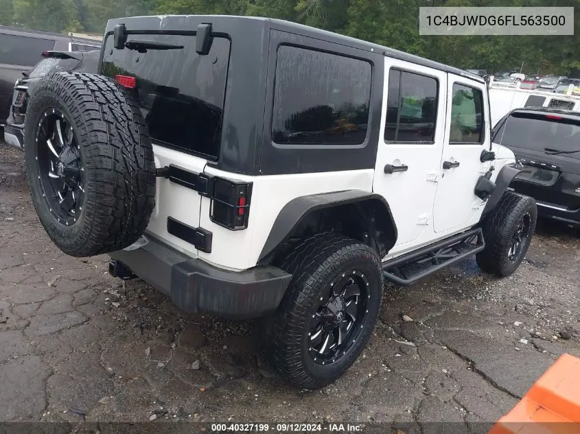 1C4BJWDG6FL563500 2015 Jeep Wrangler Unlimited Freedom Edition