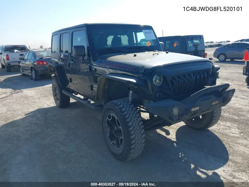 1C4BJWDG8FL520101 2015 Jeep Wrangler Unlimited Sport