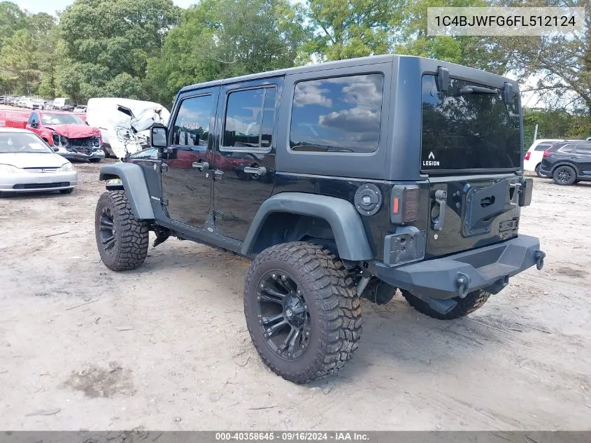 1C4BJWFG6FL512124 2015 Jeep Wrangler Unlimited Rubicon