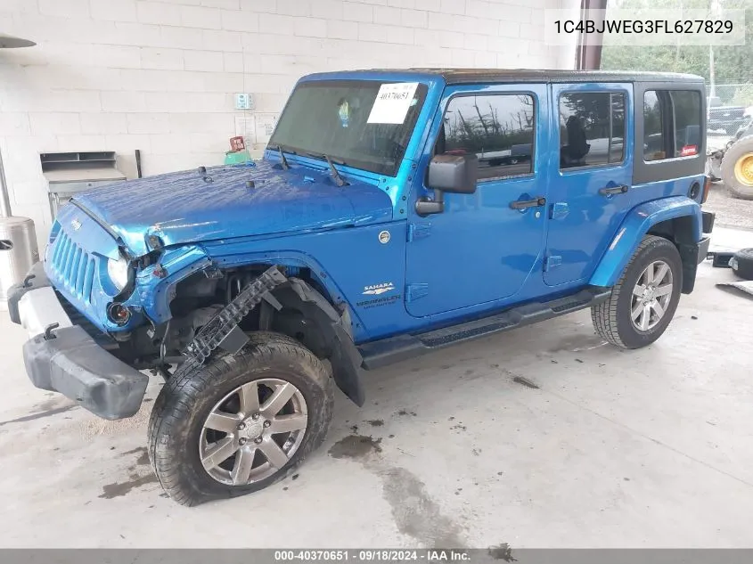 1C4BJWEG3FL627829 2015 Jeep Wrangler Unlimited Sahara