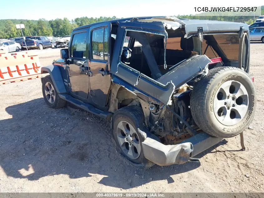 2015 Jeep Wrangler Unlimited Sport Rhd VIN: 1C4BJWKG4FL729547 Lot: 40379619