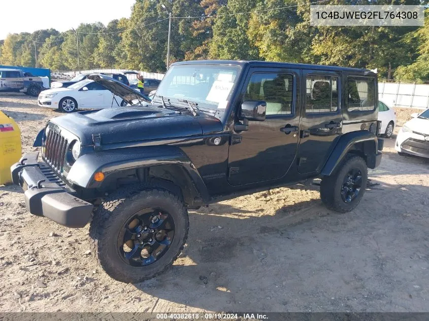 1C4BJWEG2FL764308 2015 Jeep Wrangler Unlimited Altitude