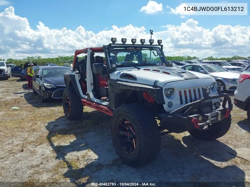 2015 Jeep Wrangler Unlimited Sport VIN: 1C4BJWDG0FL613212 Lot: 40482793