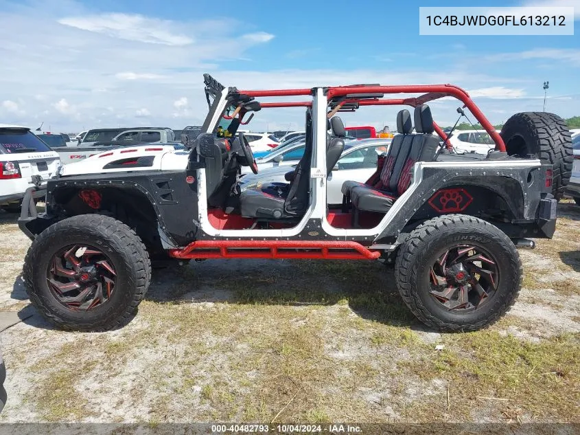 2015 Jeep Wrangler Unlimited Sport VIN: 1C4BJWDG0FL613212 Lot: 40482793