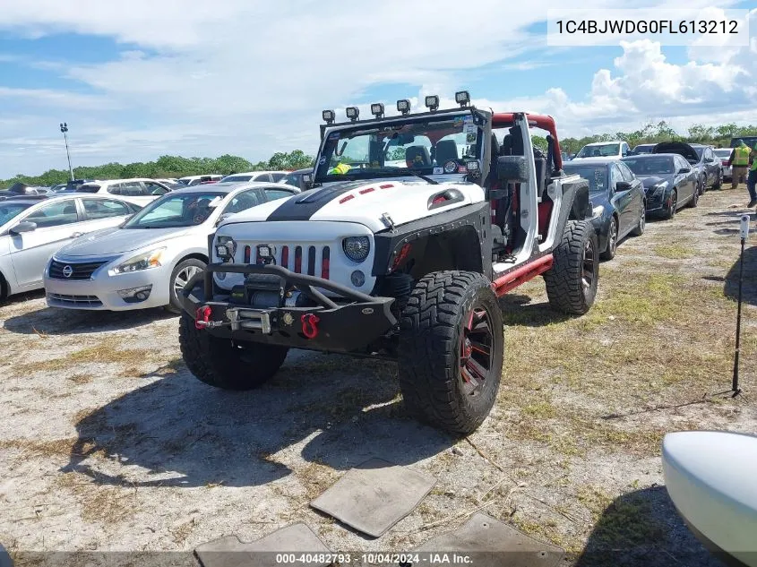 1C4BJWDG0FL613212 2015 Jeep Wrangler Unlimited Sport