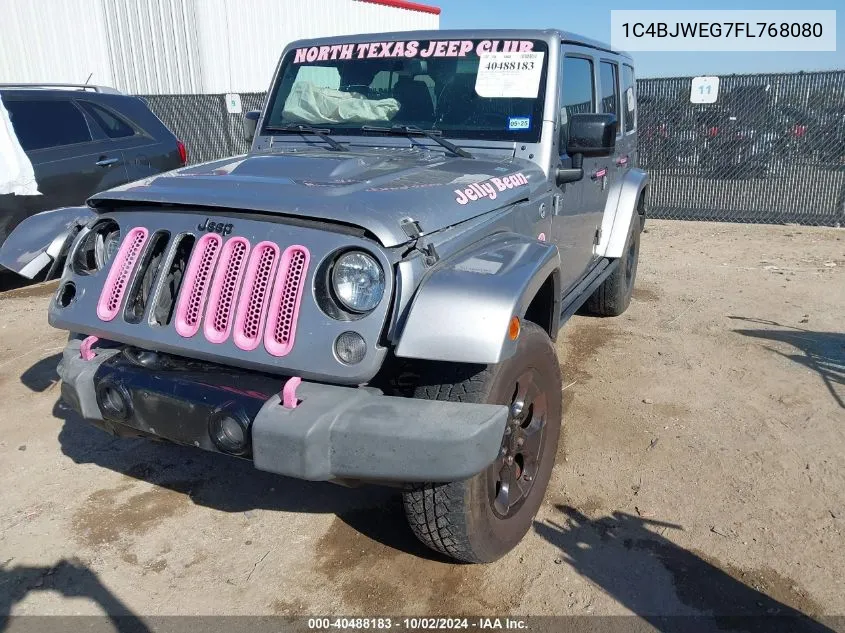 2015 Jeep Wrangler Unlimited Altitude VIN: 1C4BJWEG7FL768080 Lot: 40488183