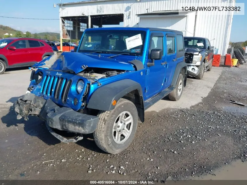 2015 Jeep Wrangler Unlimited Sport Rhd VIN: 1C4BJWKG7FL733382 Lot: 40516084