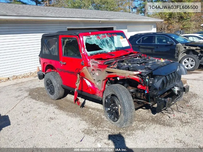 2015 Jeep Wrangler Willys Wheeler VIN: 1C4AJWAG3FL606500 Lot: 40596072