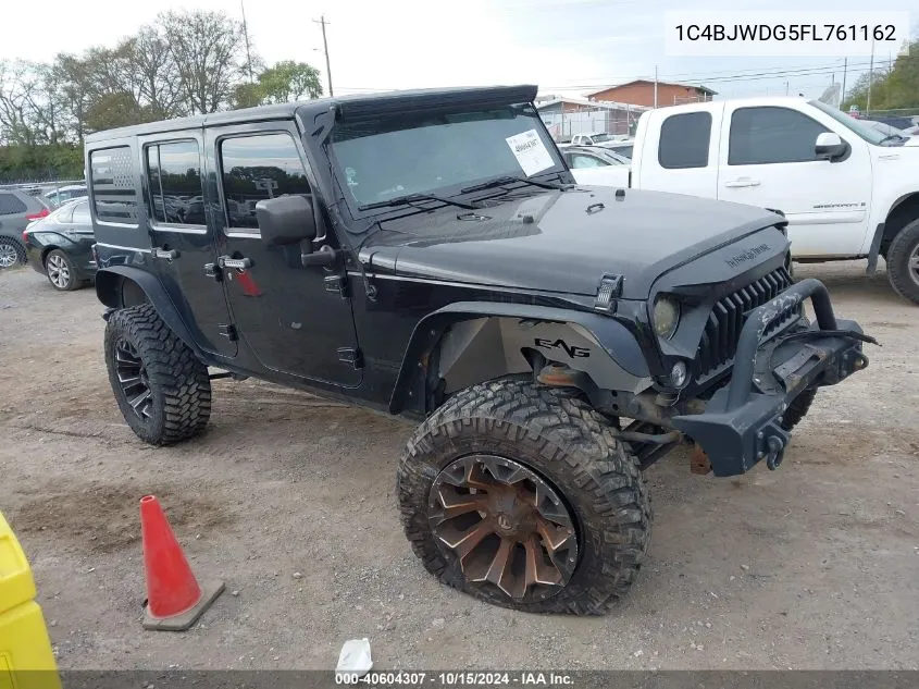 2015 Jeep Wrangler Unlimited Sport VIN: 1C4BJWDG5FL761162 Lot: 40604307