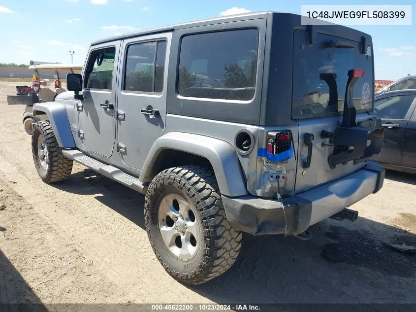 2015 Jeep Wrangler Unlimited VIN: 1C48JWEG9FL508399 Lot: 40622200