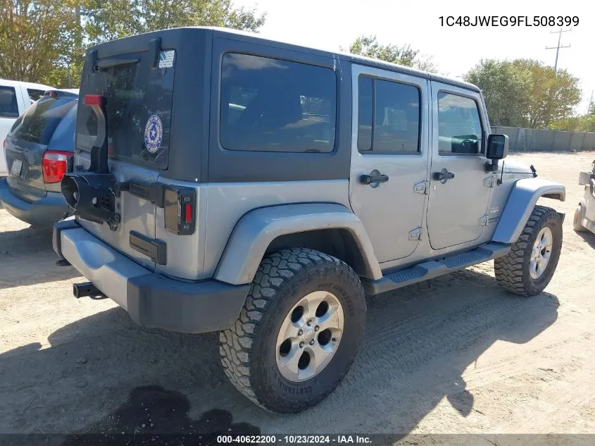 2015 Jeep Wrangler Unlimited VIN: 1C48JWEG9FL508399 Lot: 40622200