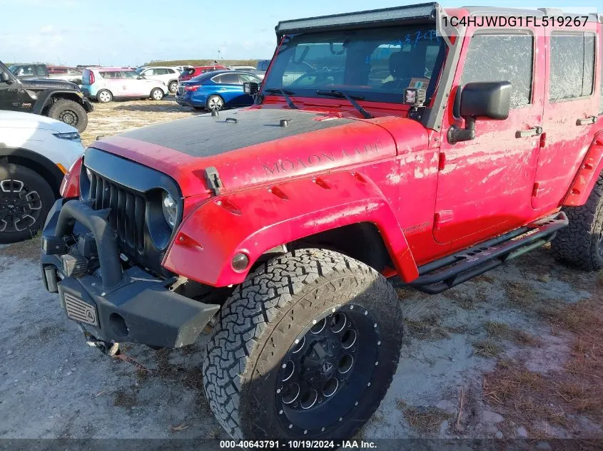 2015 Jeep Wrangler Unlimited Sport VIN: 1C4HJWDG1FL519267 Lot: 40643791