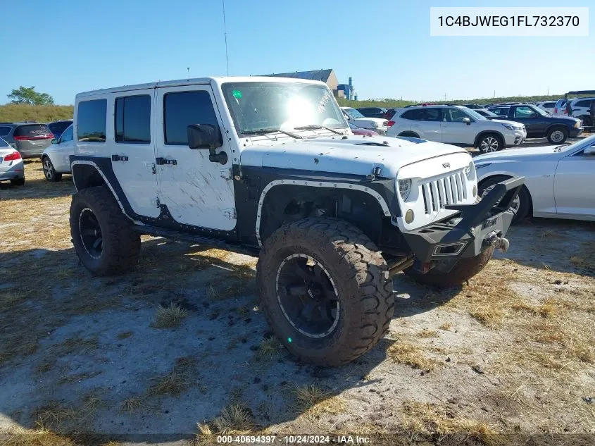 2015 Jeep Wrangler Unlimited Sahara VIN: 1C4BJWEG1FL732370 Lot: 40694397