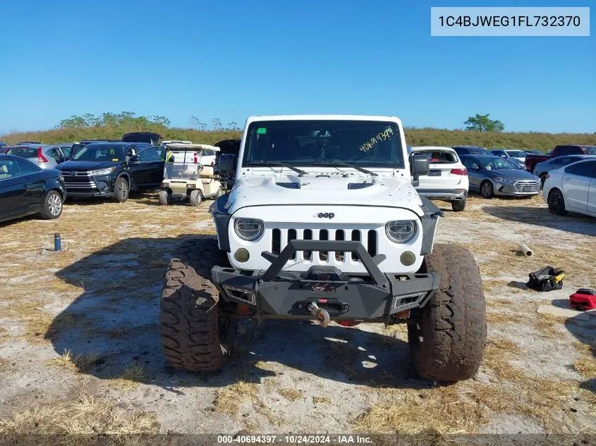 2015 Jeep Wrangler Unlimited Sahara VIN: 1C4BJWEG1FL732370 Lot: 40694397