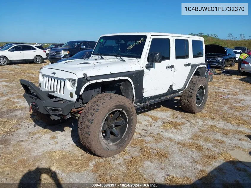 2015 Jeep Wrangler Unlimited Sahara VIN: 1C4BJWEG1FL732370 Lot: 40694397