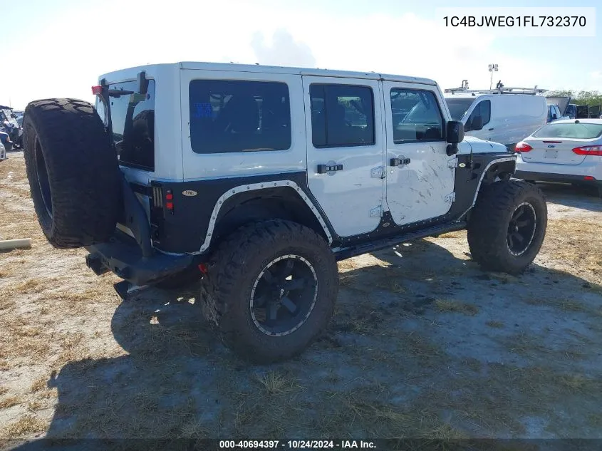 2015 Jeep Wrangler Unlimited Sahara VIN: 1C4BJWEG1FL732370 Lot: 40694397