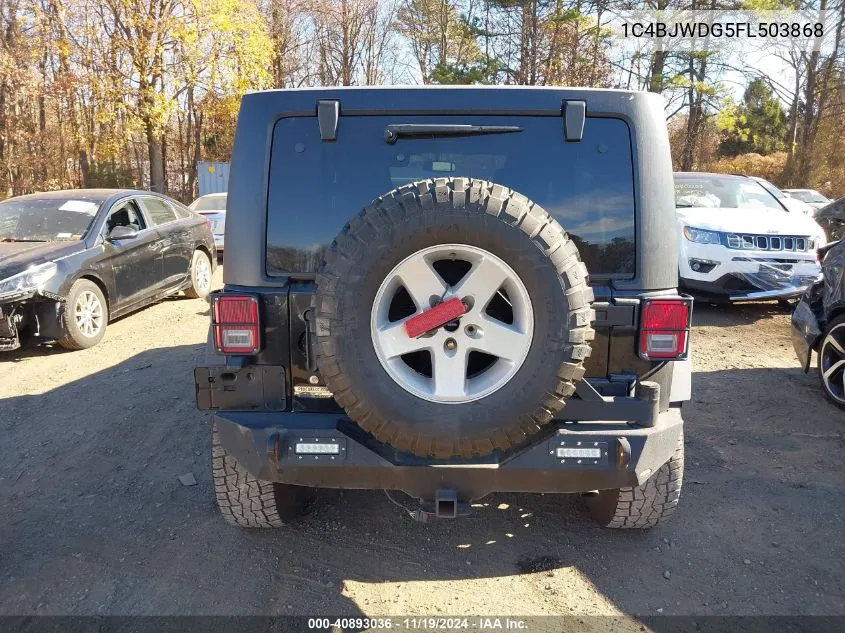 2015 Jeep Wrangler Unlimited Sport VIN: 1C4BJWDG5FL503868 Lot: 40893036