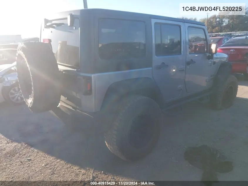 2015 Jeep Wrangler Unlimited Sport VIN: 1C4BJWDG4FL520225 Lot: 40915429