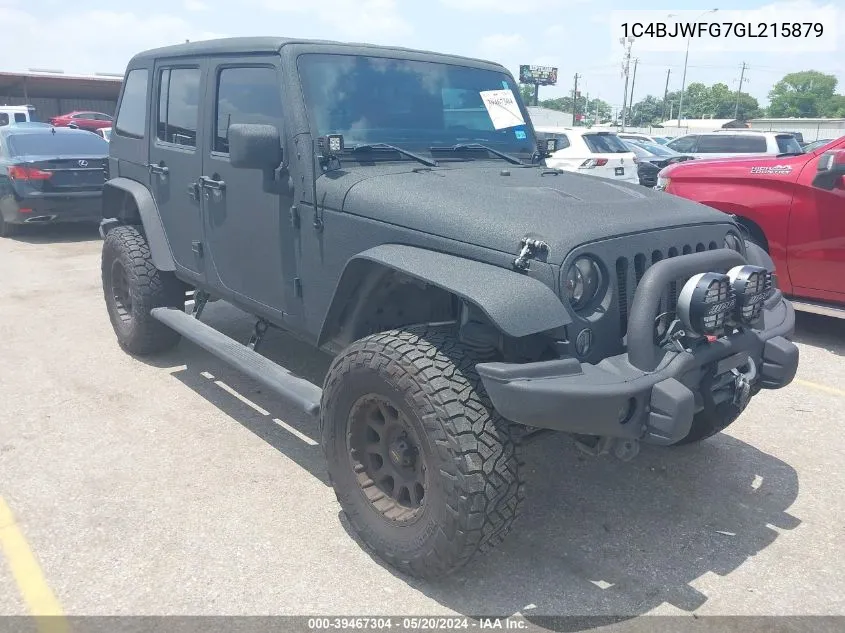 1C4BJWFG7GL215879 2016 Jeep Wrangler Unlimited Rubicon