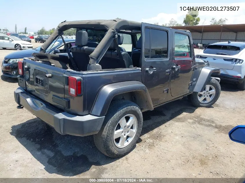 1C4HJWEG2GL273507 2016 Jeep Wrangler Unlimited Sahara