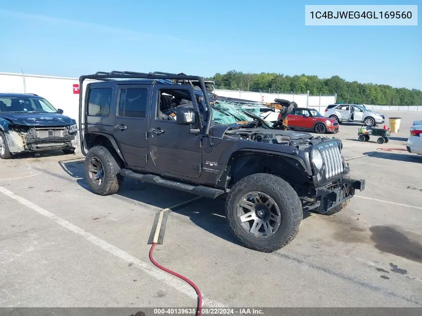 1C4BJWEG4GL169560 2016 Jeep Wrangler Unlimited Sahara