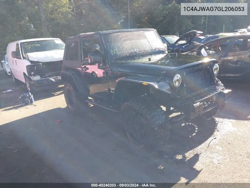 1C4AJWAG7GL206053 2016 Jeep Wrangler Sport