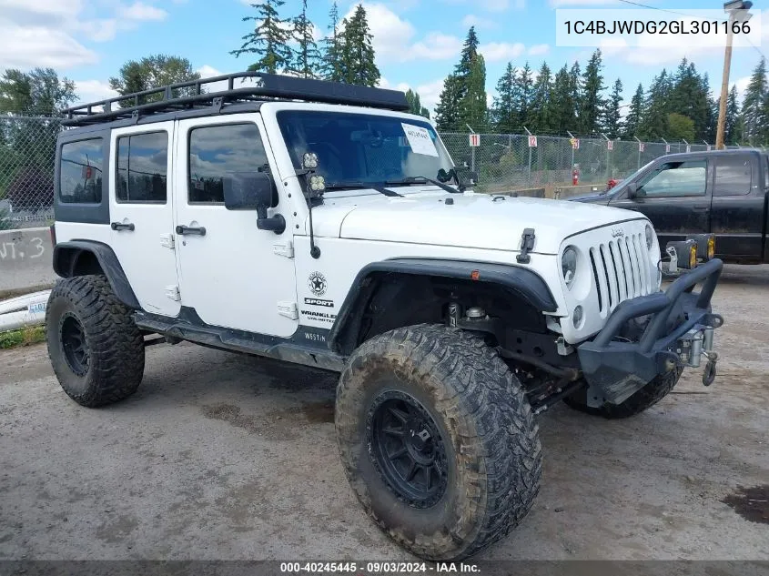 1C4BJWDG2GL301166 2016 Jeep Wrangler Unlimited Sport