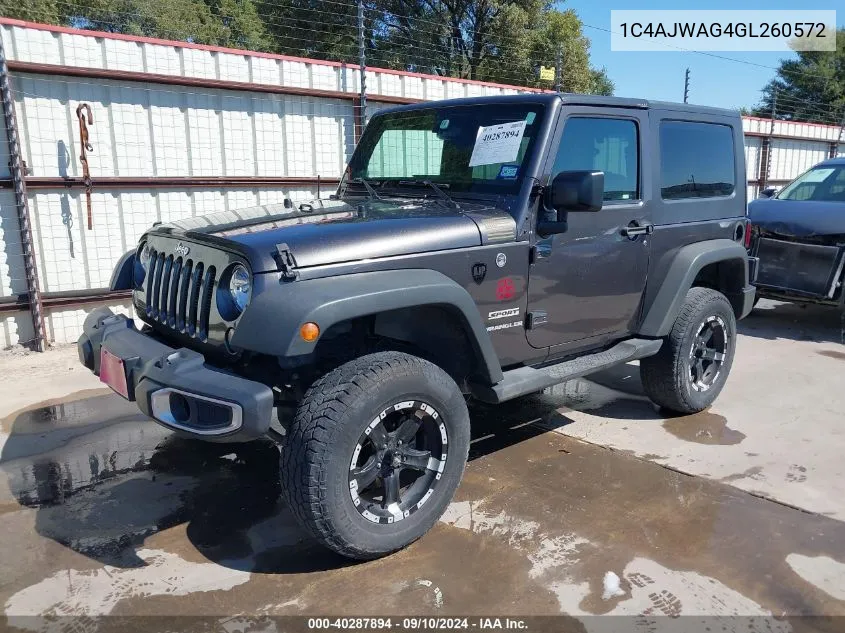 1C4AJWAG4GL260572 2016 Jeep Wrangler Sport