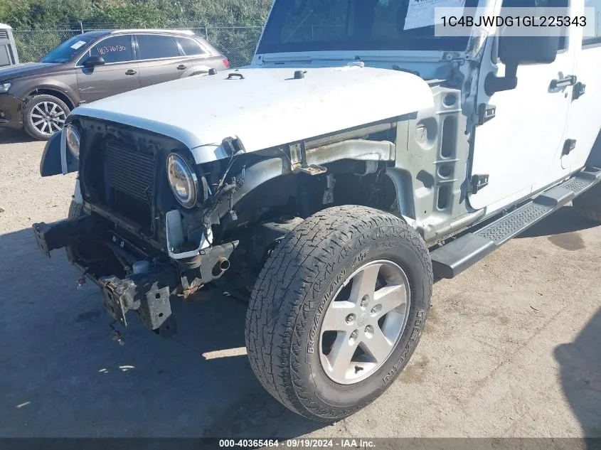 1C4BJWDG1GL225343 2016 Jeep Wrangler Unlimited Sport