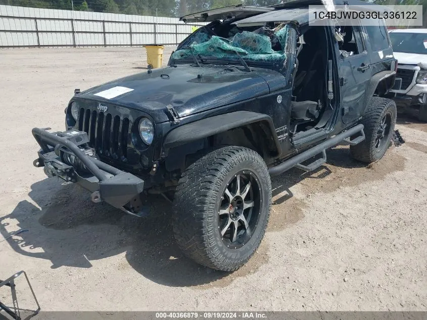 1C4BJWDG3GL336122 2016 Jeep Wrangler Unlimited Sport