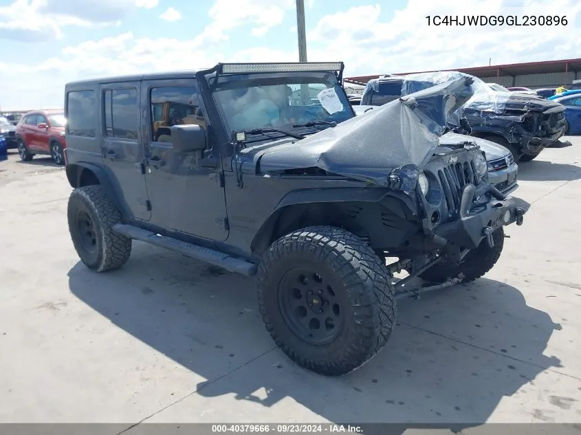 1C4HJWDG9GL230896 2016 Jeep Wrangler Unlimited Sport