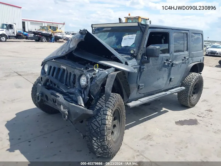 1C4HJWDG9GL230896 2016 Jeep Wrangler Unlimited Sport