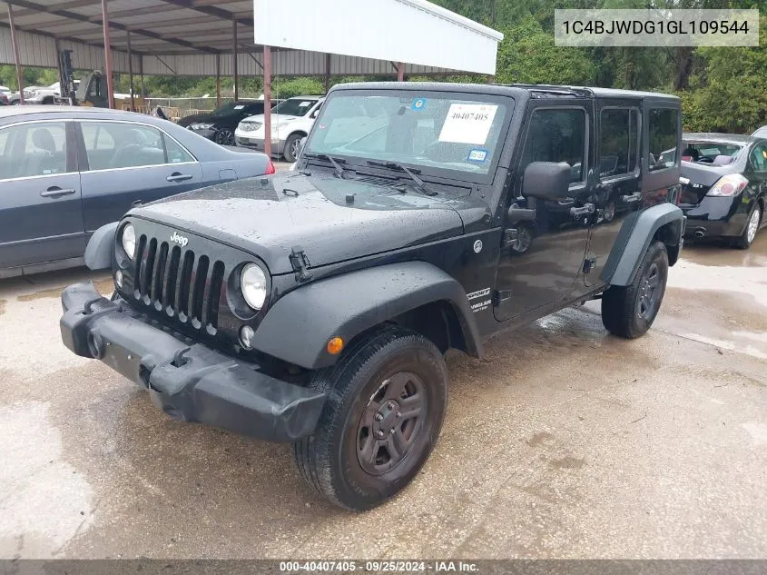 1C4BJWDG1GL109544 2016 Jeep Wrangler Unlimited Sport