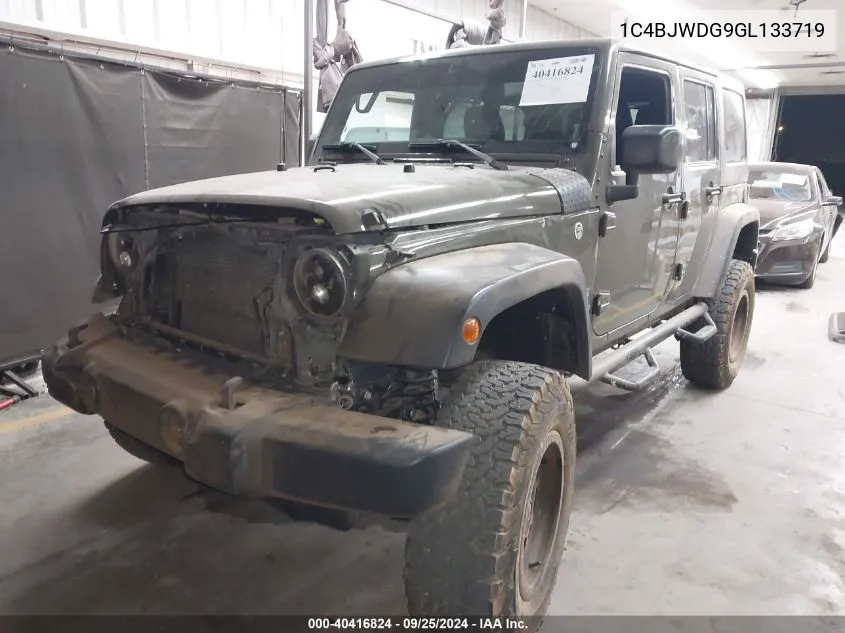 1C4BJWDG9GL133719 2016 Jeep Wrangler Unlimited Sport