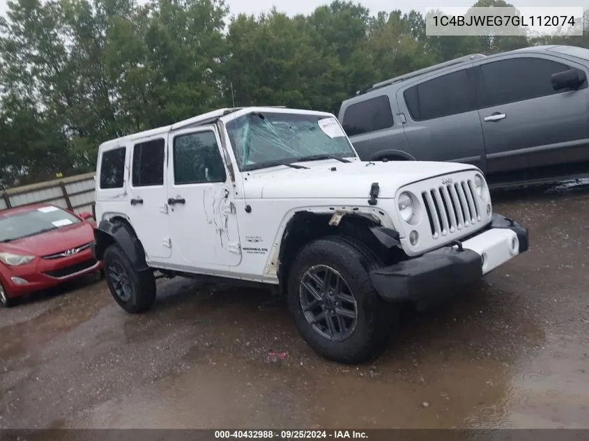 1C4BJWEG7GL112074 2016 Jeep Wrangler Unlimited Sahara